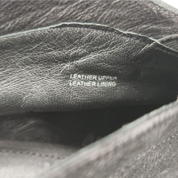 Vera Wang Black Leather High Heels - Picture 10 of 11